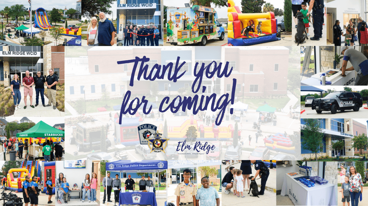 Elm Ridge WCID - View Photos from our Grand Opening Event!