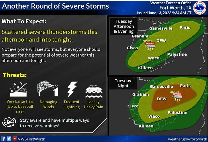 severe weather alert