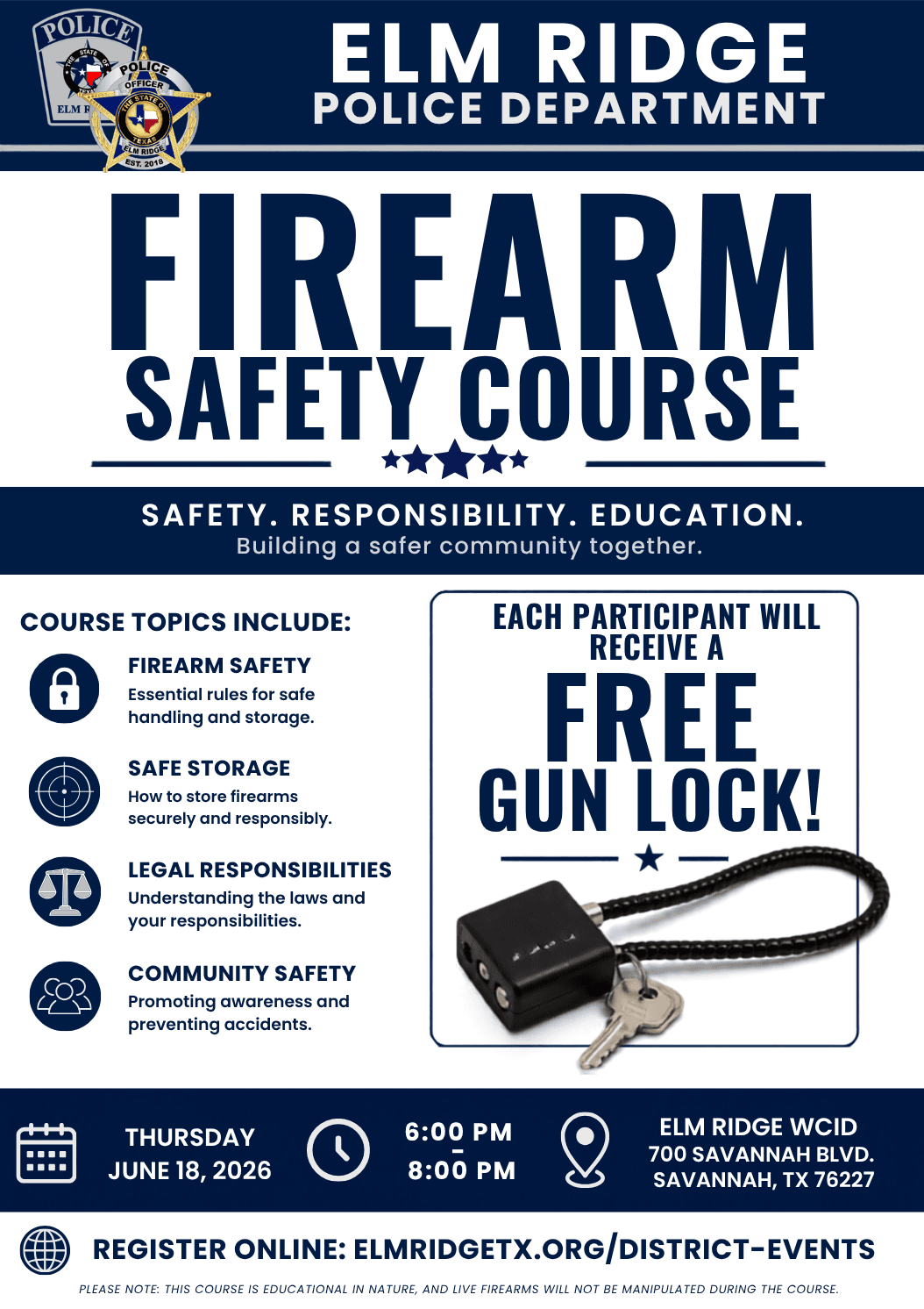 Firearm Safety Course 6.18