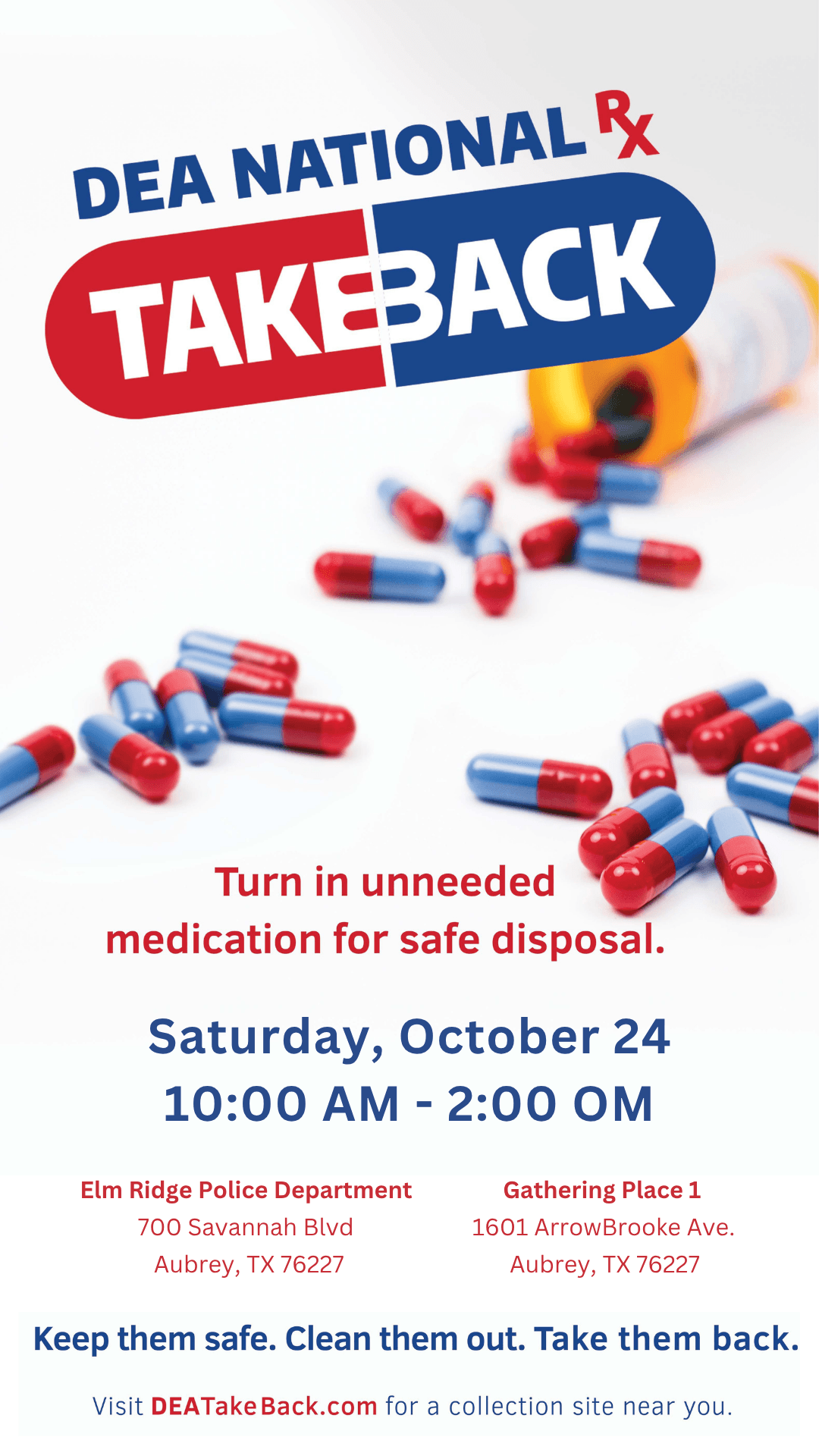 DEA TakeBack October 2026